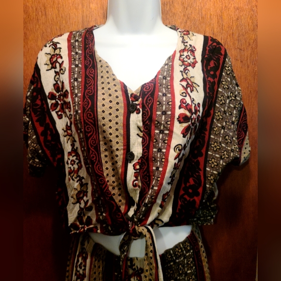 Sag Harbor cute peasant boho skirt & top set szS - Picture 7 of 11